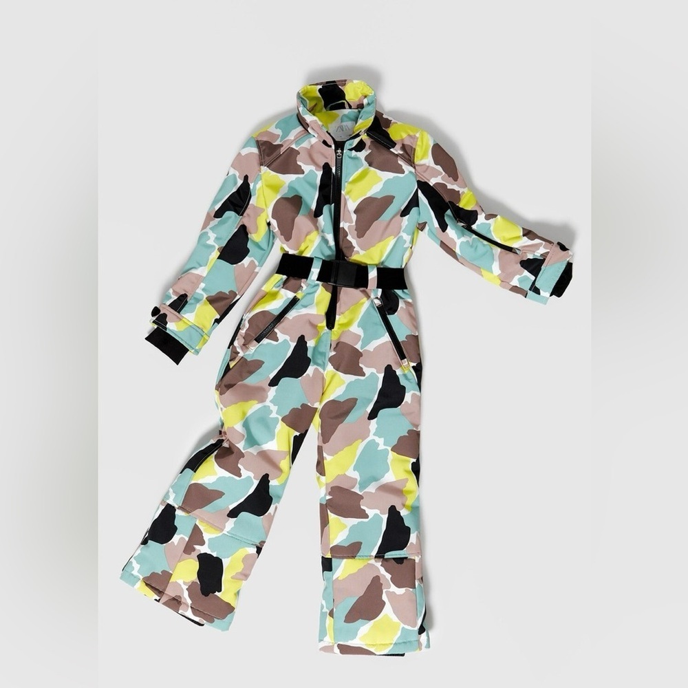 ZARA KIDS GIRL WATER REPELLENT PADDED SNOW JUMPSUIT SZ 7